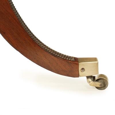A Regency brass inlaid rosewood sofa table attributed to Gillows