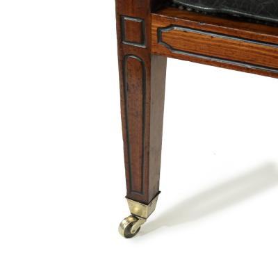 A Regency mahogany library reading chair