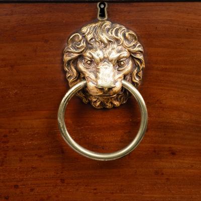 A Regency mahogany wine cooler