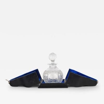 A Royal Commemorative Cut Crystal Glass 1887 Golden Jubilee Scent Bottle