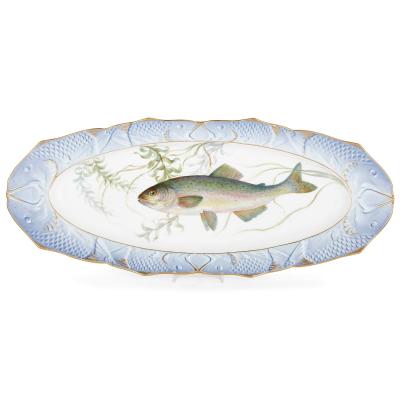 A Royal Copenhagen Ichthyological porcelain part dinner fish service