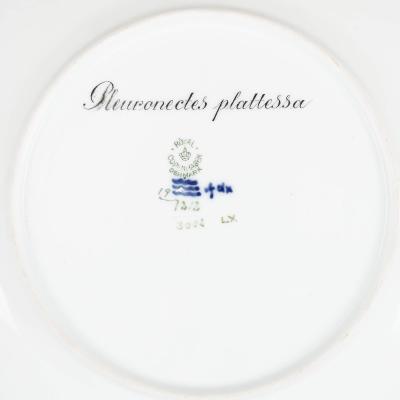 A Royal Copenhagen Ichthyological porcelain part dinner fish service