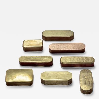 A SELECTION OF TOBACCO BOXES