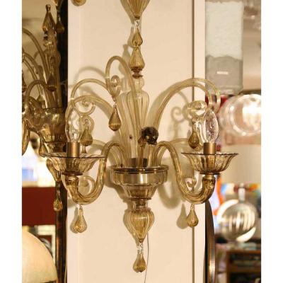 A SET OF FOUR VENETIAN SCONCES