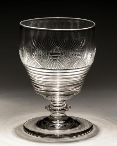 A SET OF SEVEN IRISH REGENCY GOBLETS