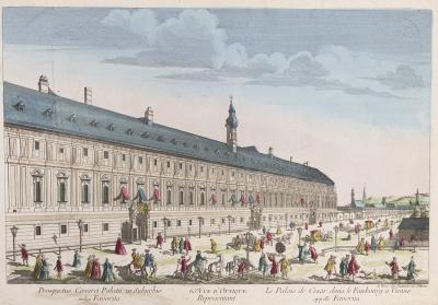 A SET OF TWELVE FRENCH 18TH CENTURY VUES DOPTIQUE IN WATER GILT