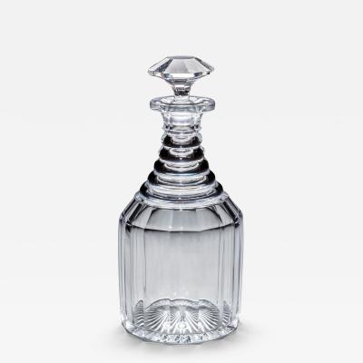 A SLICE PILLAR CUT MAGNUM DECANTER