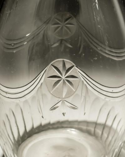 A SUITE OF GEORGE III CUT GLASS OF NAUTICAL INTREST