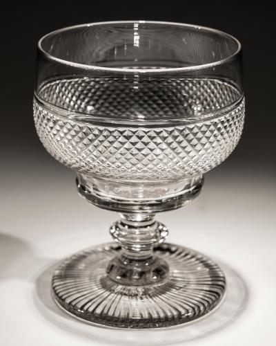 A SUITE OF IRISH REGENCY DECANTERS AND GOBLETS