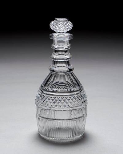 A SUPERB PAIR OF REGENCY DECANTERS