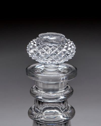A SUPERB PAIR OF REGENCY DECANTERS