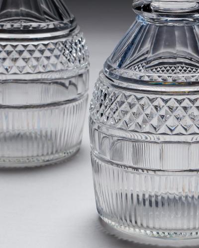 A SUPERB PAIR OF REGENCY DECANTERS