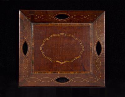 A SUPERB QUALITY FIDDLEBACK AND FLAME MAHOGANY TWO DOOR COMMODE