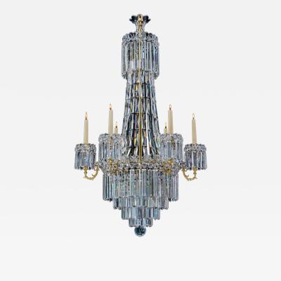 A SUPERB WILLIAM IV TENT WATERFALL CHANDELIER