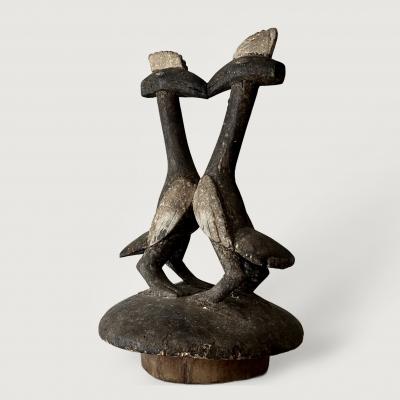 A Senufo Sculpture of Two Birds