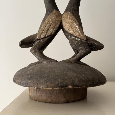 A Senufo Sculpture of Two Birds