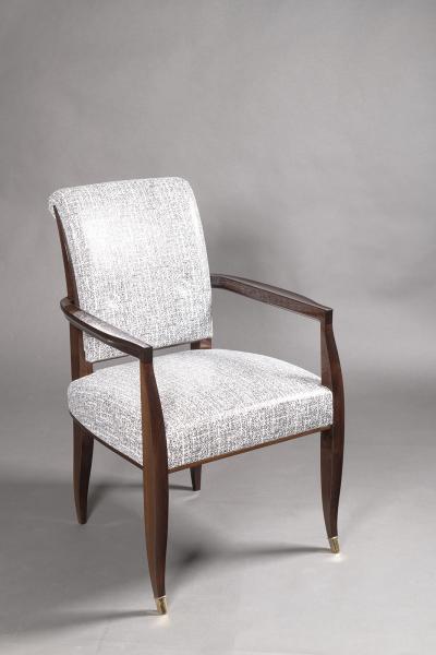 A Set of 14 Elegant and Iconic French 40 s Inspired Armchairs