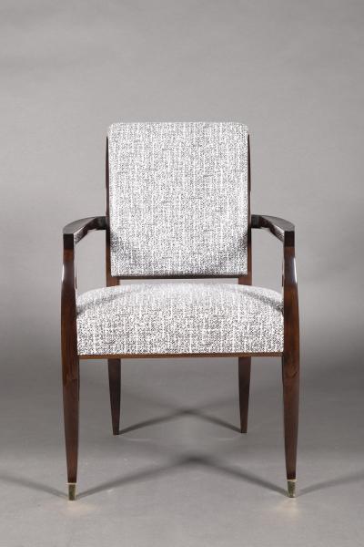 A Set of 14 Elegant and Iconic French 40 s Inspired Armchairs