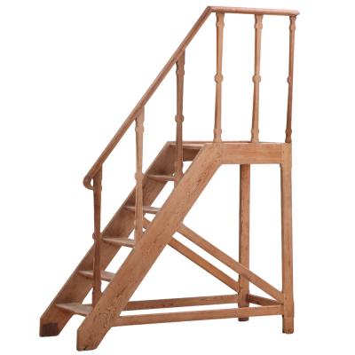 A Set of European Pine Library Steps C 1910 