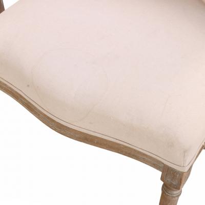 A Set of Ten Modern Louis XVI Style Cerused Wood Dining Chairs 