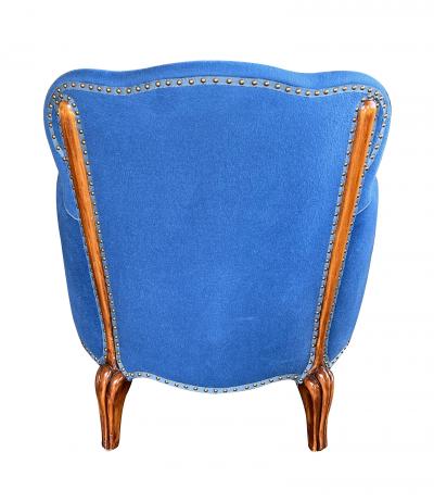 A Shapely Pair of French Art Deco Carved Beechwood Bergeres