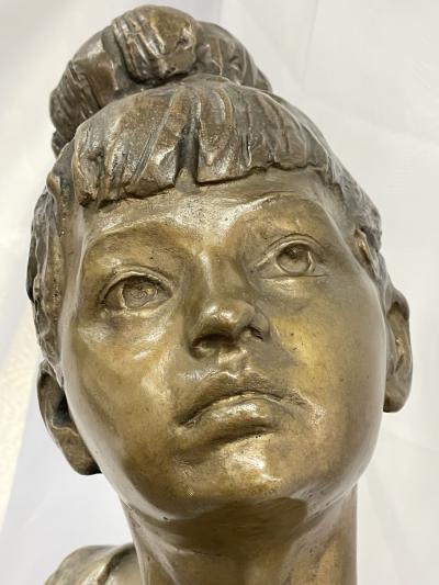 A Signed Bronze Ballerina by Italian Sculptor Sergio Benvenuto Italy 1950s