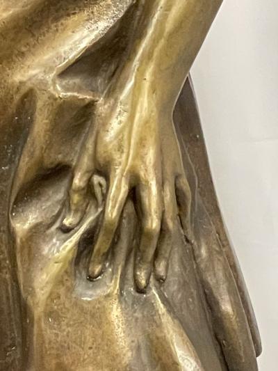 A Signed Bronze Ballerina by Italian Sculptor Sergio Benvenuto Italy 1950s