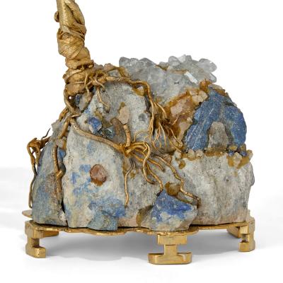 A Silver and Quartz Model of a Bonsai Tree