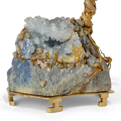 A Silver and Quartz Model of a Bonsai Tree