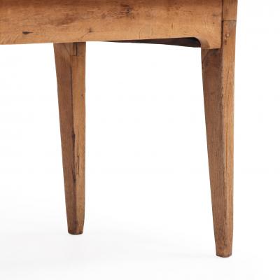 A Simple French Oak Farm Table C 1900 