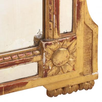 A Small French Giltwood Mirror C 1880 
