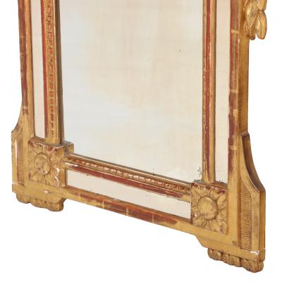 A Small French Giltwood Mirror C 1880 