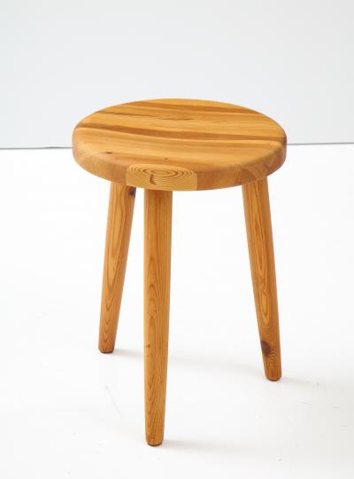 A Solid Pine Swedish Stool Circa 1960s