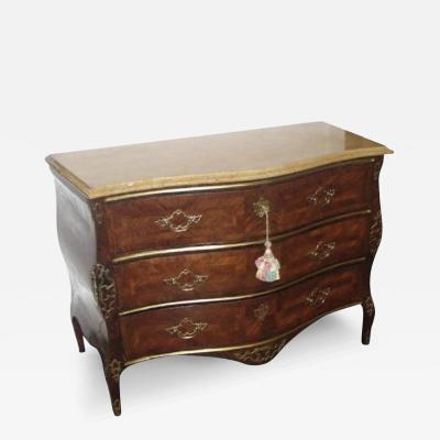 A Sophisticated 18th Century Sicilian Rosewood Parquetry Commode
