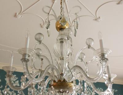 A Spanish La Granja Crystal Chandelier circa 1750