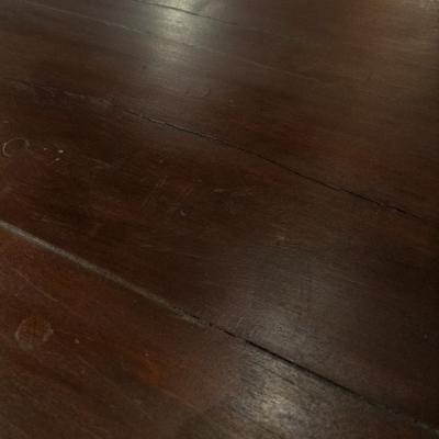 A Substantial Brazilian Trestle Table C 1920 made from a dense wood 