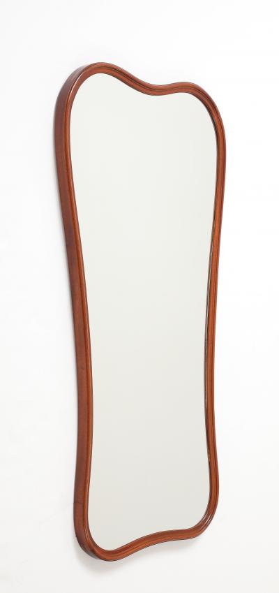 A Swedish Curved Frame Mirror CIrca 1950s