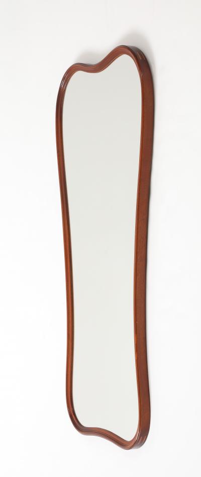 A Swedish Curved Frame Mirror CIrca 1950s