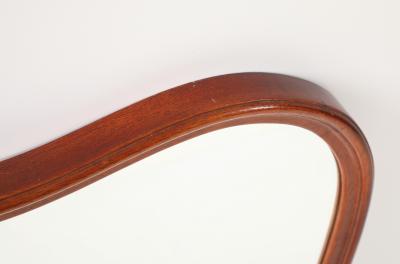 A Swedish Curved Frame Mirror CIrca 1950s