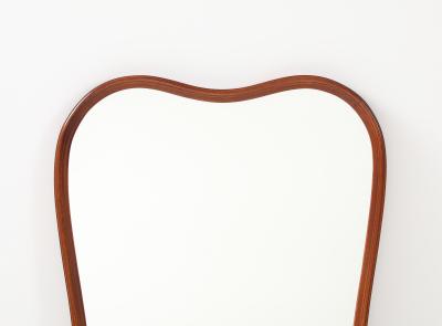 A Swedish Curved Frame Mirror CIrca 1950s