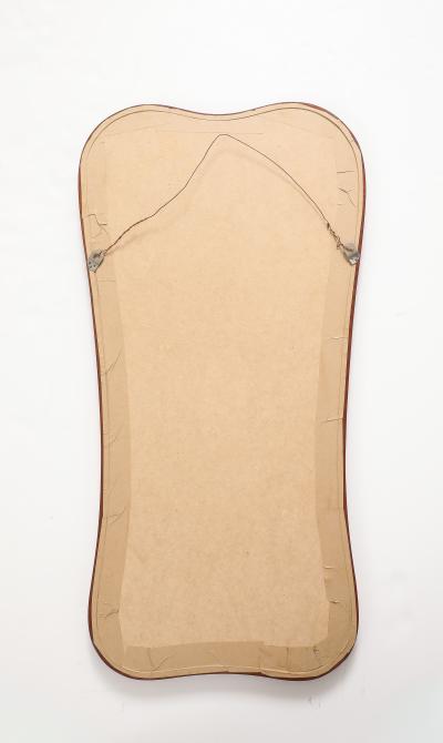 A Swedish Curved Frame Mirror CIrca 1950s