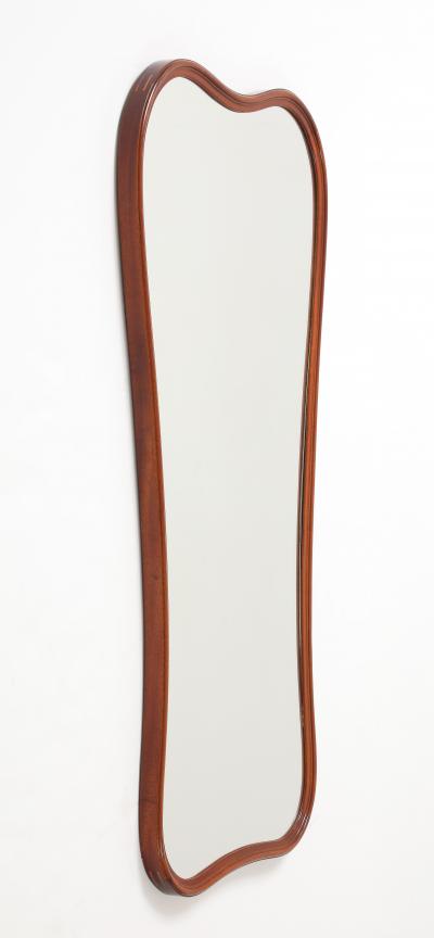 A Swedish Curved Frame Mirror CIrca 1950s