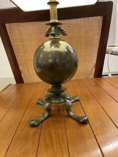 A Swedish Grace Period Bronze Lamp Circa 1930 