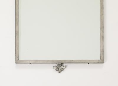 A Swedish Grace Pewter Mirror Ca 1930 40