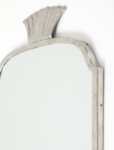 A Swedish Grace Pewter Mirror Ca 1930 40