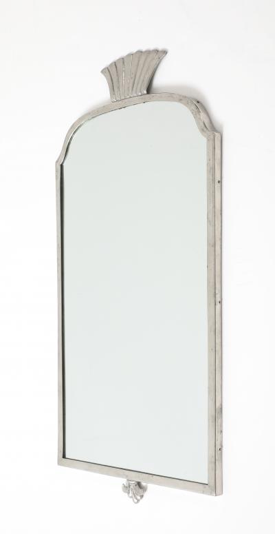 A Swedish Grace Pewter Mirror Ca 1930 40