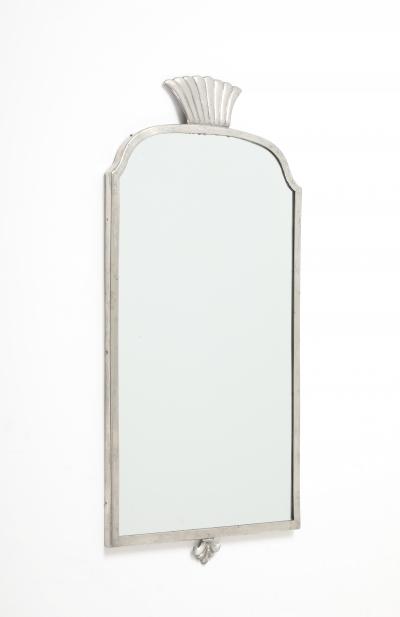 A Swedish Grace Pewter Mirror Ca 1930 40