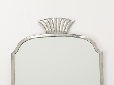 A Swedish Grace Pewter Mirror Ca 1930 40