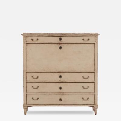 A Swedish Gustavian painted fall front desk C 1820 