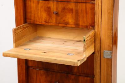 A Swedish Karl Johan Mahogany Wellington Chest of Drawers Circa 1840s